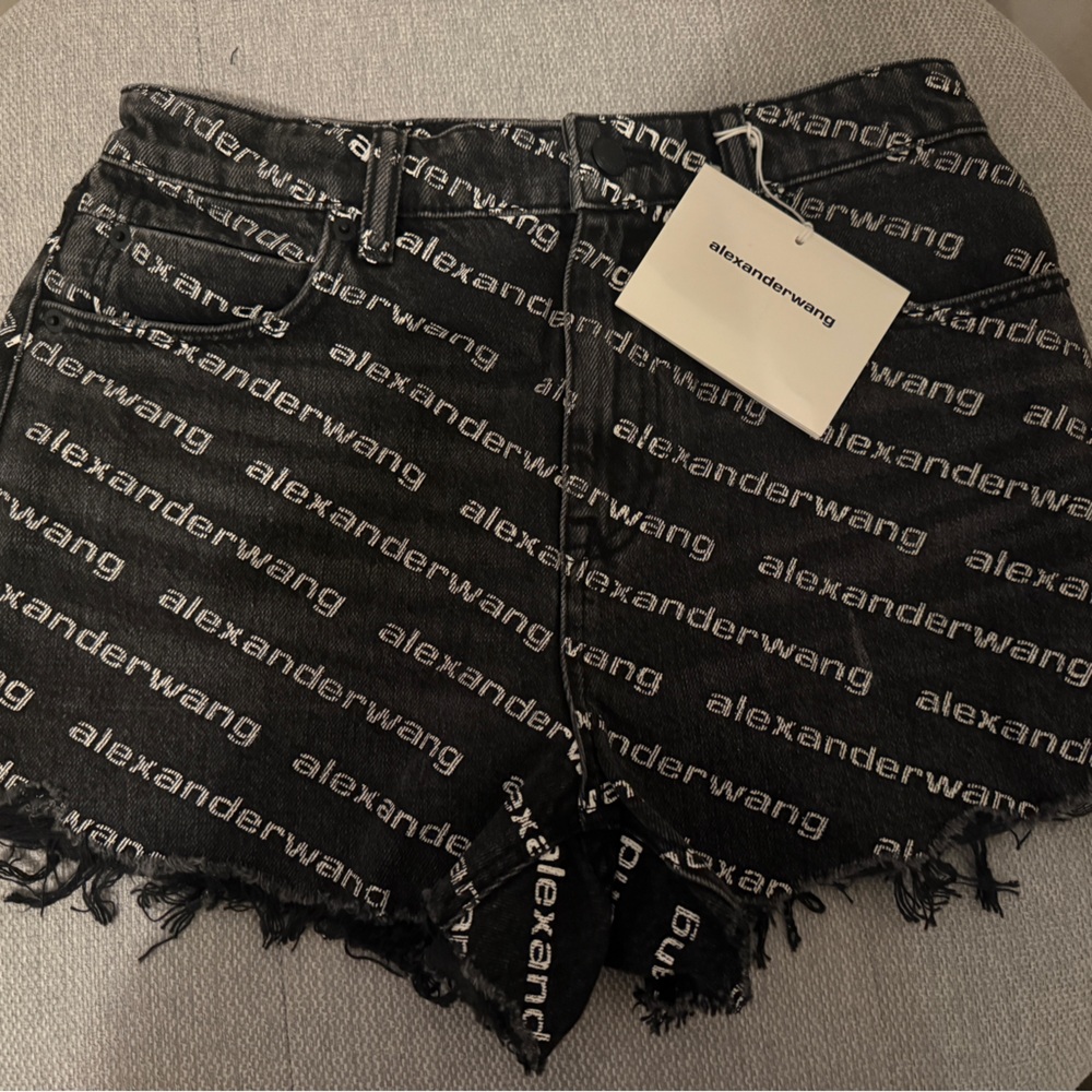 Alexander Wang High-Rise Black Denim